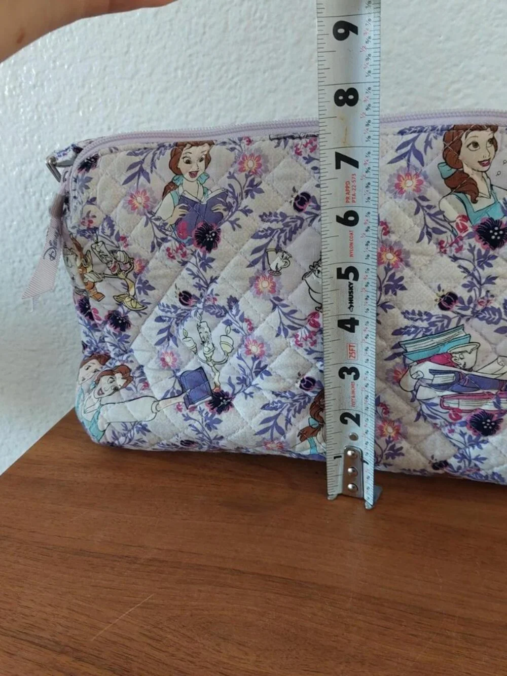 Vera Bradley x Disney triple compartment crossbody bag features the 